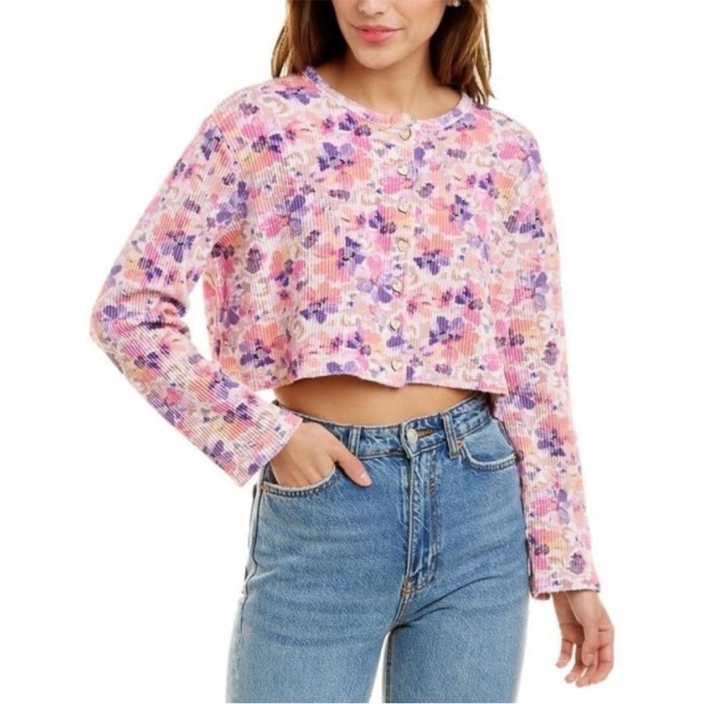 Loveshackfancy floral sweater